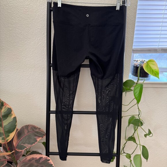 90 Degree by Reflex Black Mesh Leggings - Picture 5 of 5